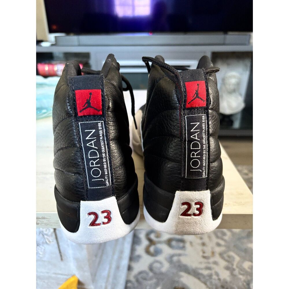 Vtg Nike Air Jordan 12 Retro Playoff Sneakers Mens 11 - Picture 5 of 7